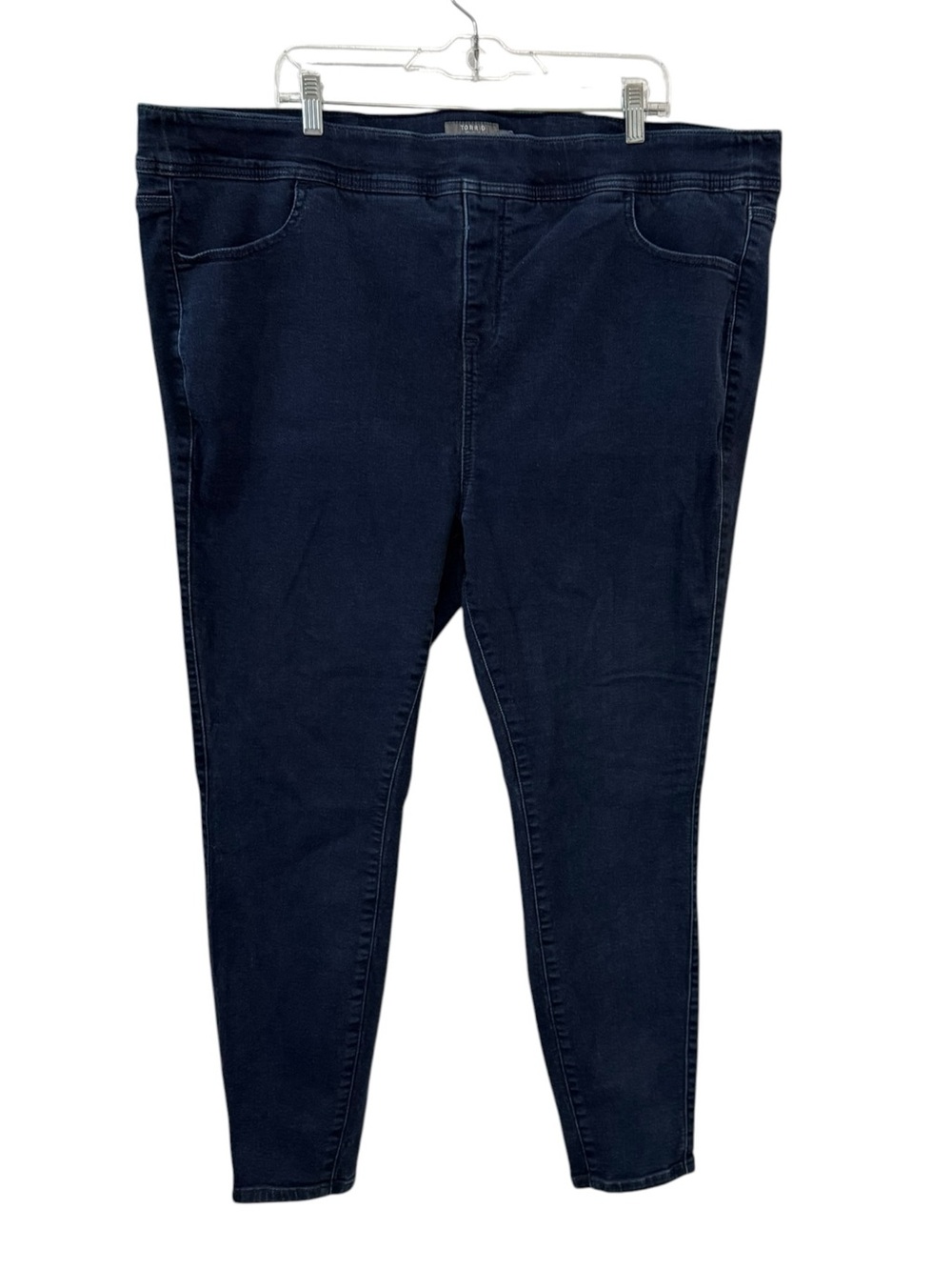 Torrid Lean Jean Dark Wash Pull On Stretch Skinny Ankle Jeans Plus Size 4X